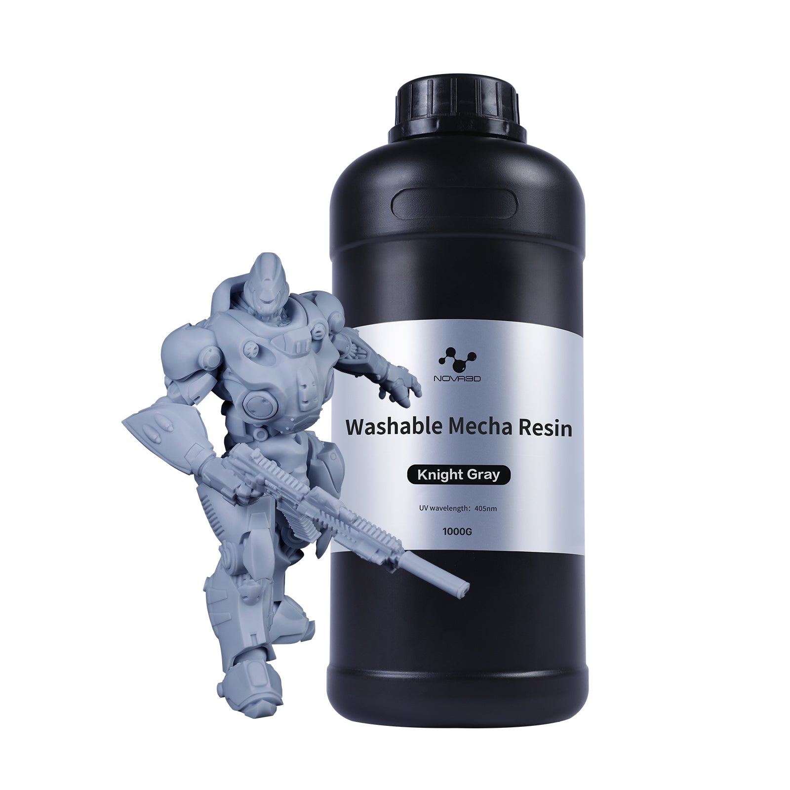 NOVA3D Washable Mecha Resin - Precision 3D Printing Liquid With 405nm LCD UV-Curing  Resin