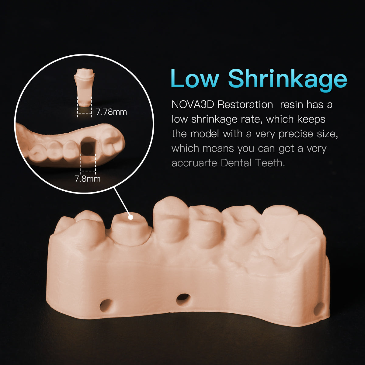 Restorative Dental Model Resin for Deatal 3D Printe
