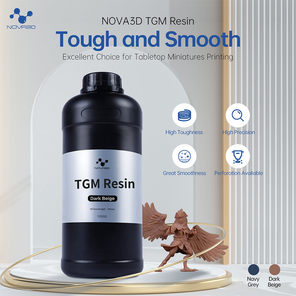[Get 3 for the price of 2] NOVA3D TGM 3D Printing Resin for Tabletop Miniatures