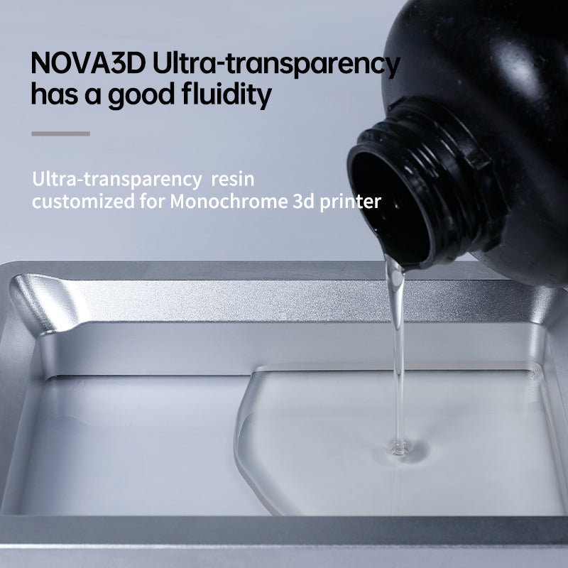 [Get 2.5kg for the price of 2kg] NOVA3D Ultra-Clear Resin For 3D Printer