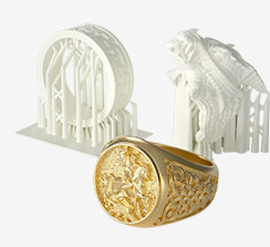 High wax thick casting resin