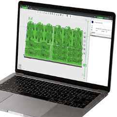 NovaStudio software laptop interface