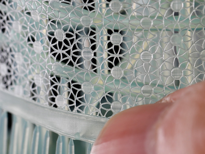 Complex jewelry structure model production